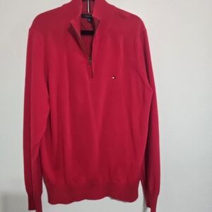 Tommy Hilfiger Men's Red Sweater